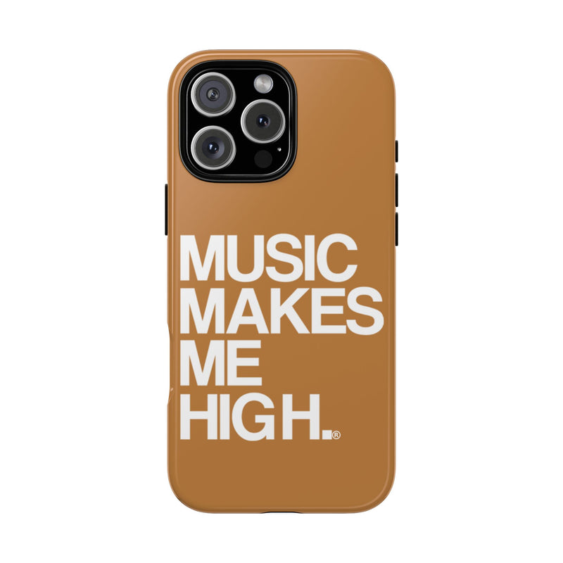 MMMH Classic Phone Case: Light Brown | White