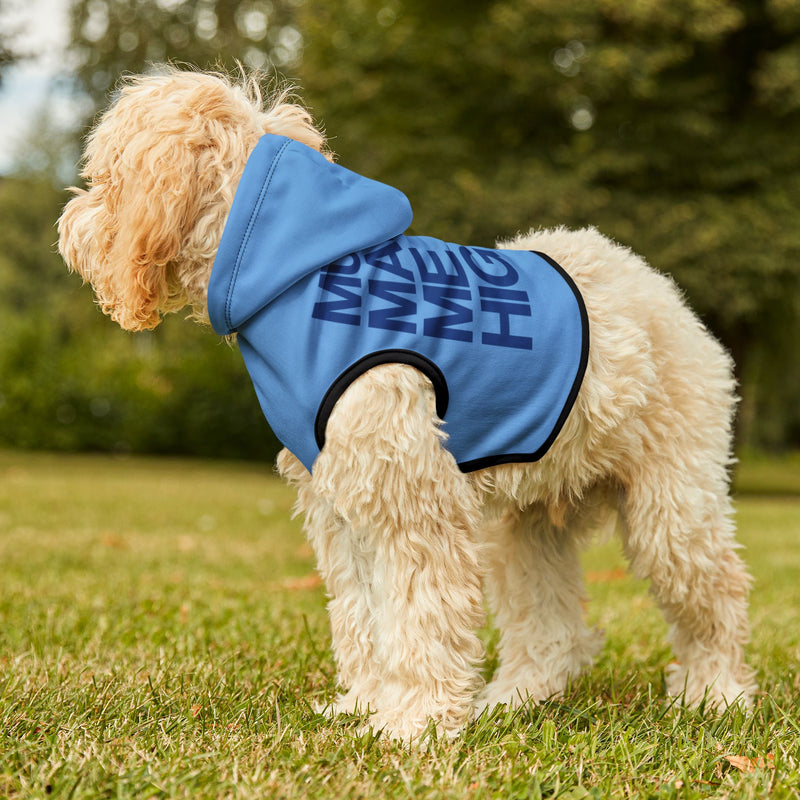 MMMH Pet Hoodie: Light Blue | Dark Blue