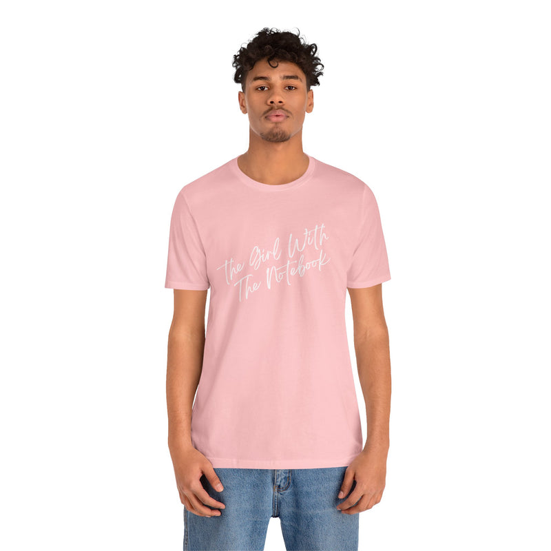 TGWTN Unisex T-Shirt: White | Light Pink