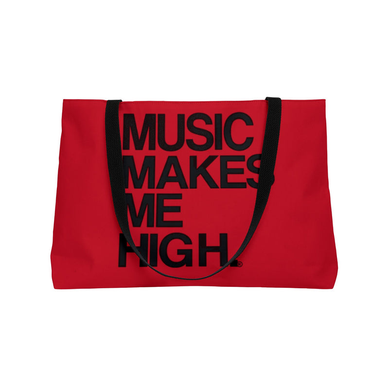 MMMH Weekender Bag (Black Handle): Red | Black