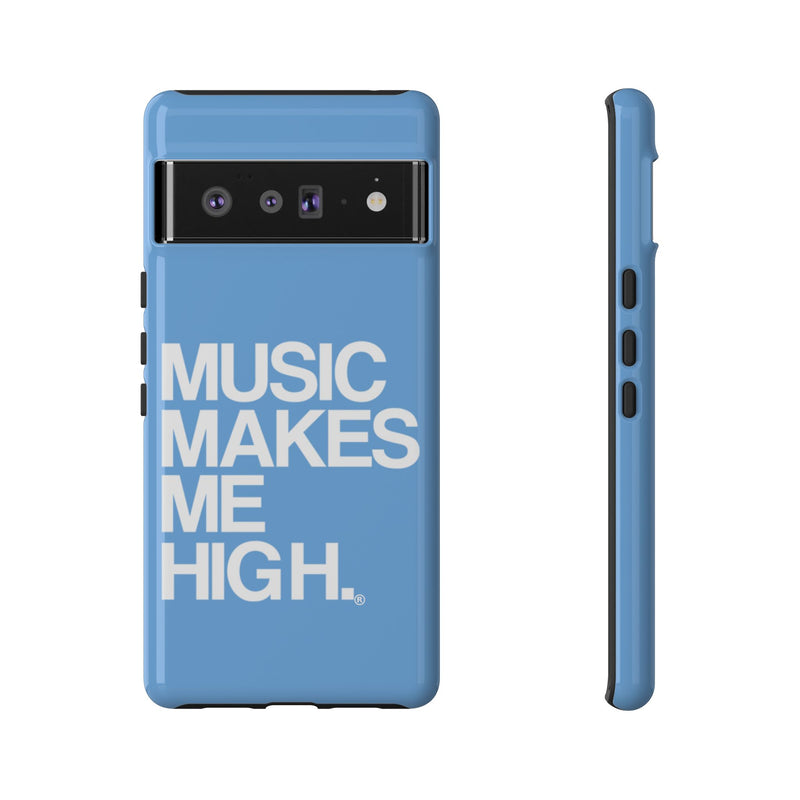 MMMH Classic Phone Case: Light Blue | White