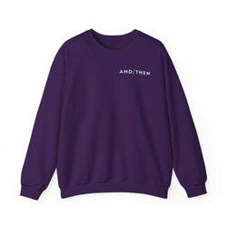 IJTT Unisex Sweatshirt: AT Slash White | Purple