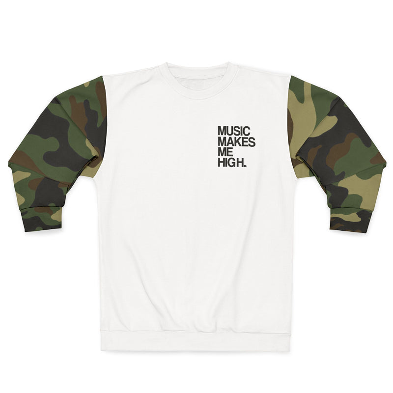 MMMH Unisex Sweatshirt: Camo/White | Black