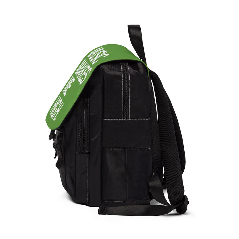 MMMH Backpack: Green | White