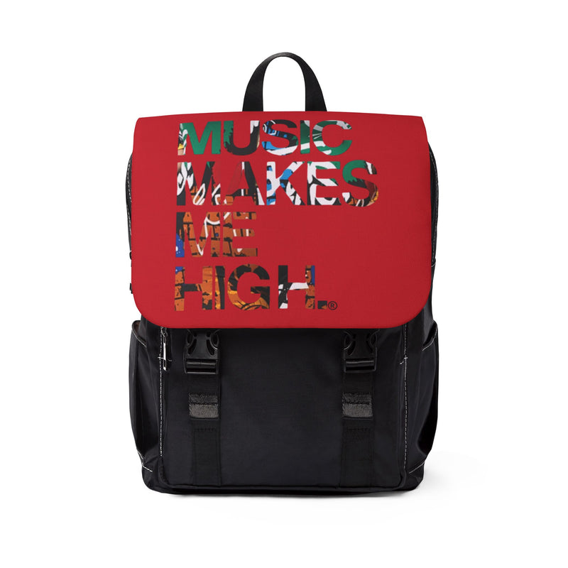 MMMH Backpack: Dark Red | Graffiti