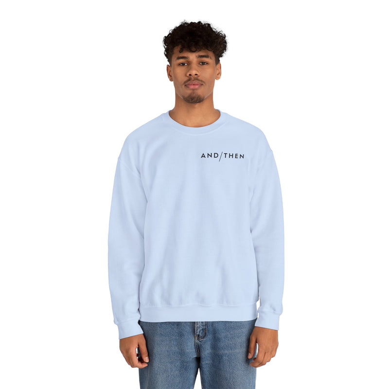 IJTT Unisex Sweatshirt: AT Slash Black | Light Blue