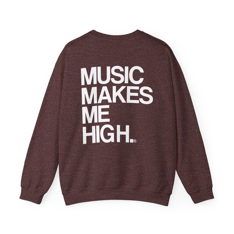 MMMH Unisex Sweatshirt: Heather Sport Dark Maroon | White Lettering