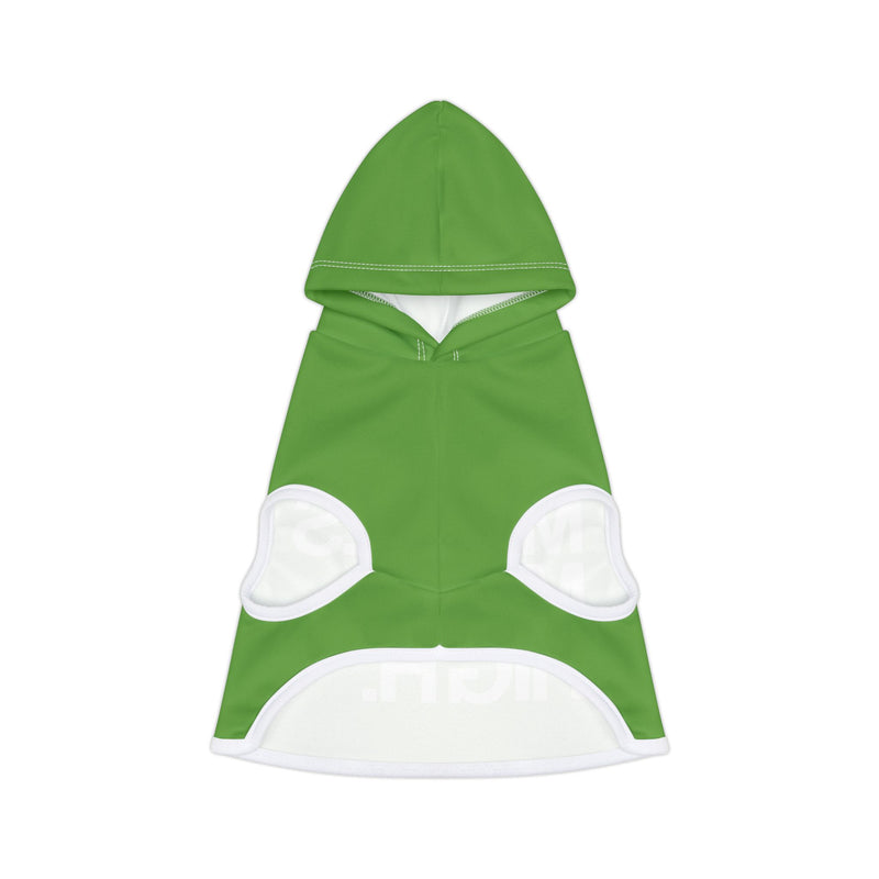 MMMH Pet Hoodie: Green | White