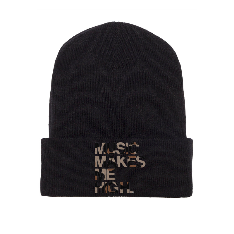 MMMH Beanie: Black | Leopard