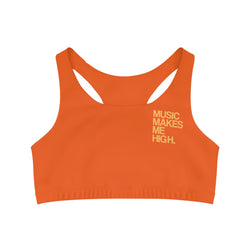 MMMH Sports Bra: Orange | Light Orange