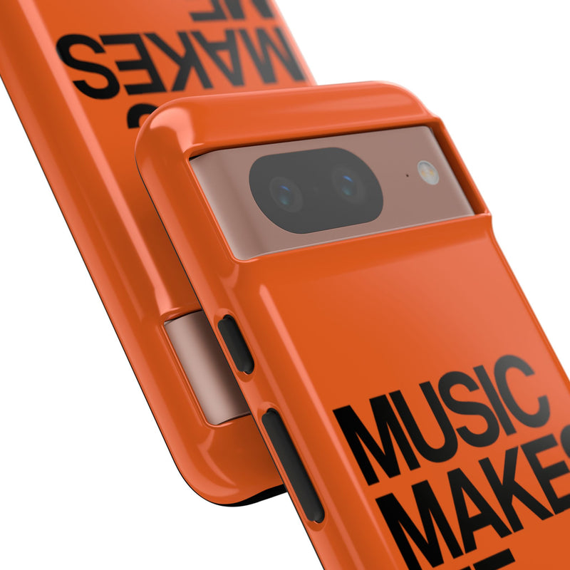 MMMH Classic Phone Case: Orange | Black