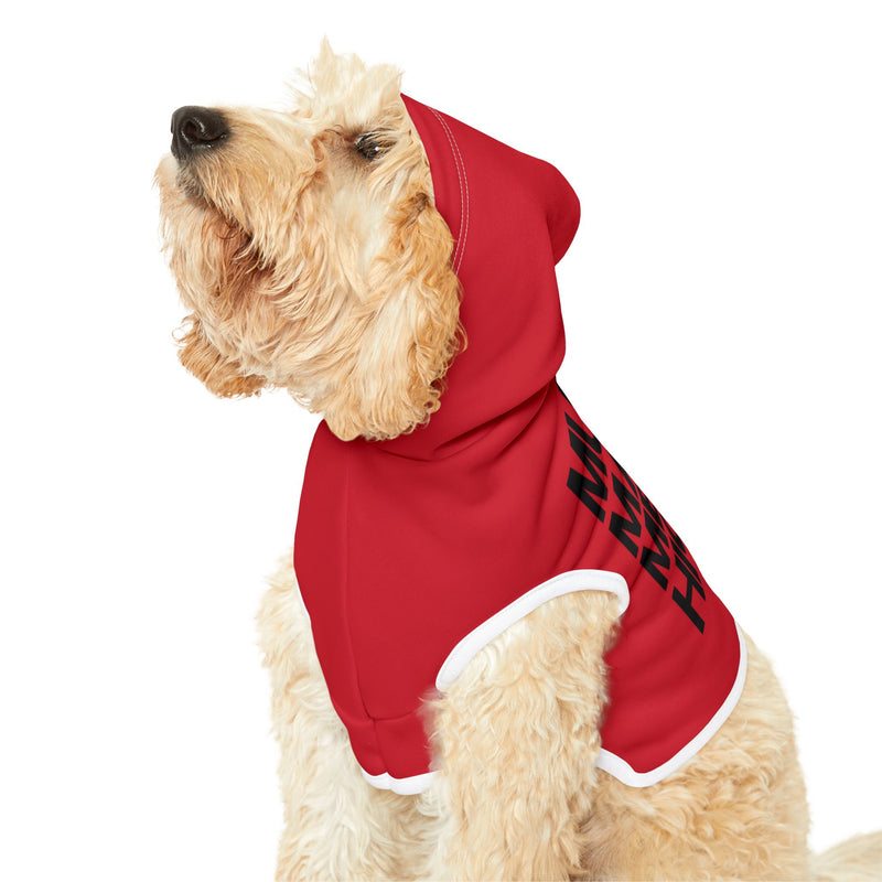 MMMH Pet Hoodie: Dark Red | Black