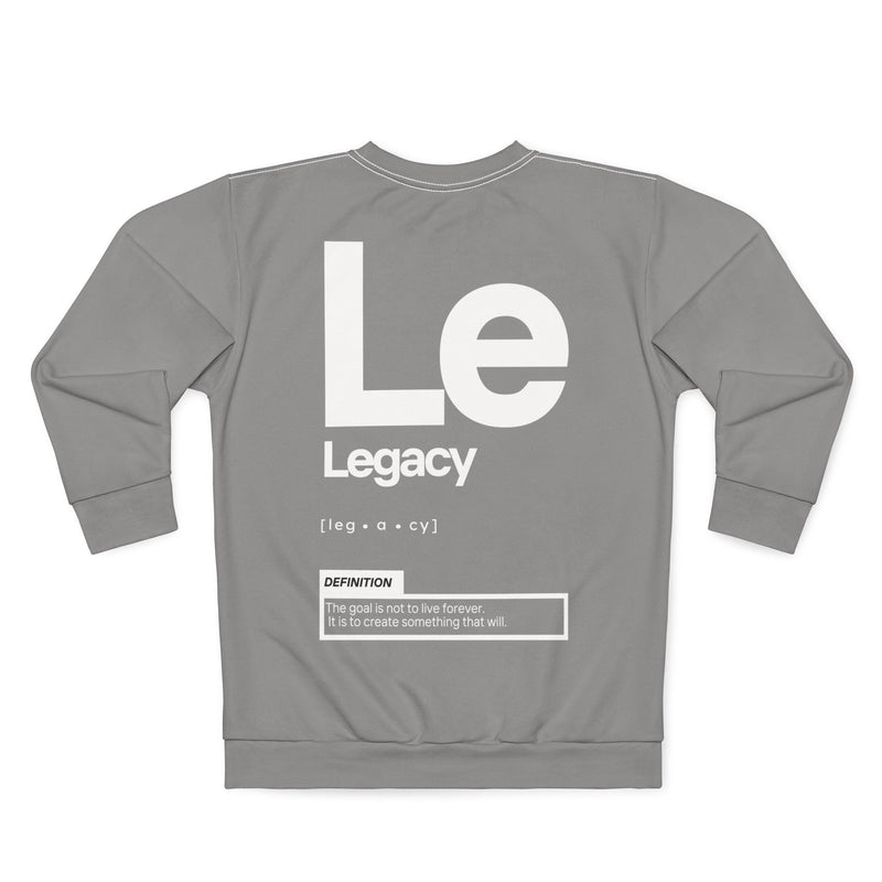 NOVL Unisex Sweatshirt: Legacy Grey | White