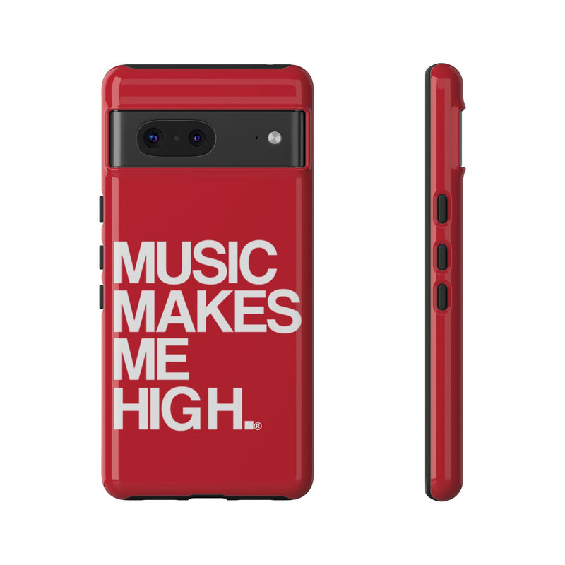 MMMH Classic Phone Case: Dark Red | White