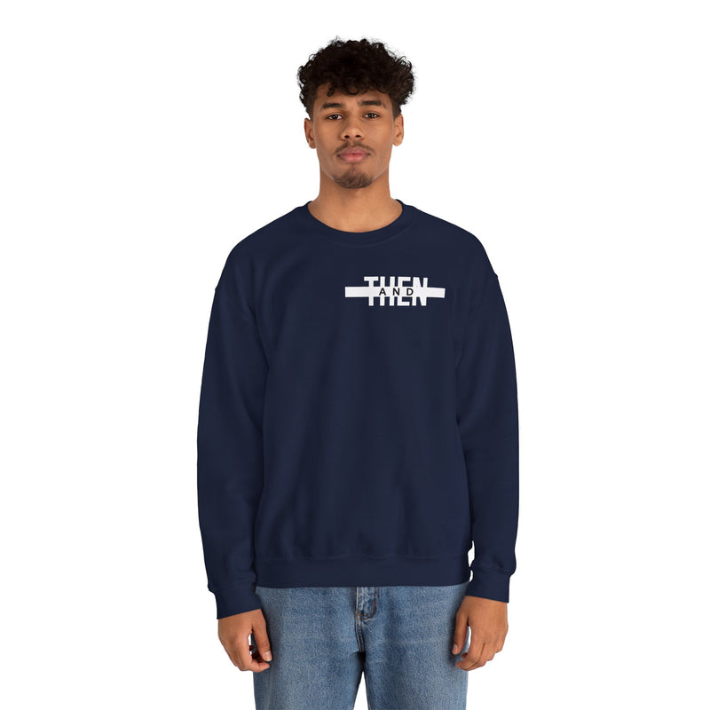 IJTT Unisex Sweatshirt: AT Strike White | Navy