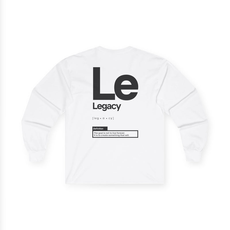 NOVL Long Sleeve Shirt: Legacy White | Black