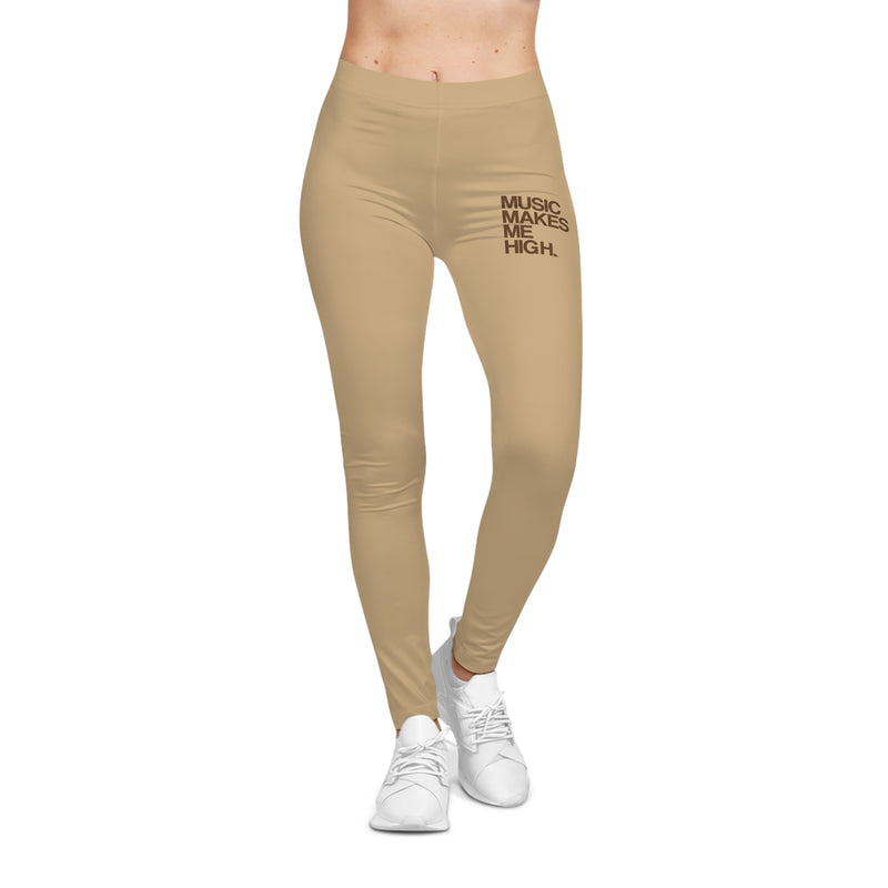 MMMH Leggings: Tan | Brown