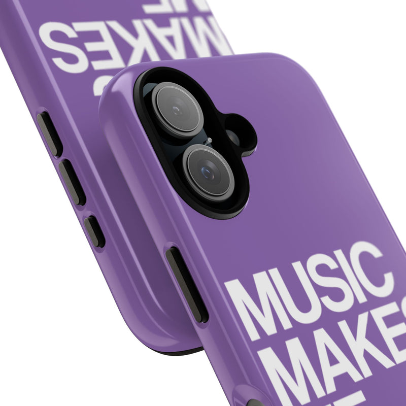 MMMH Classic Phone Case: Light Purple | White