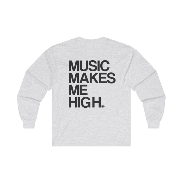 MMMH Unisex Long Sleeve Tee: Ash | Black