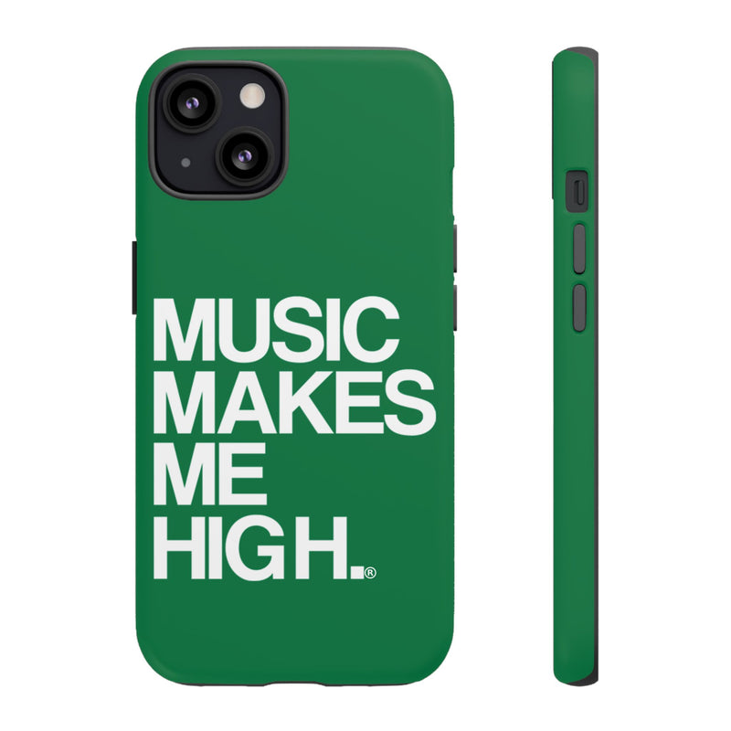 MMMH Classic Phone Case: Dark Green | White