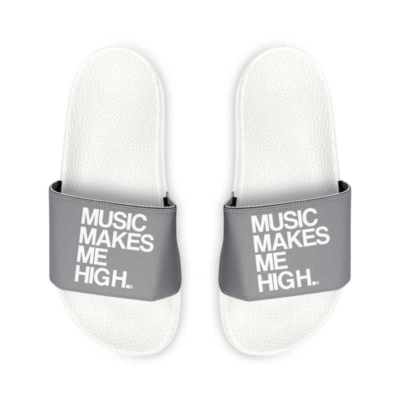 MMMH Unisex Slides: Gray/White | White