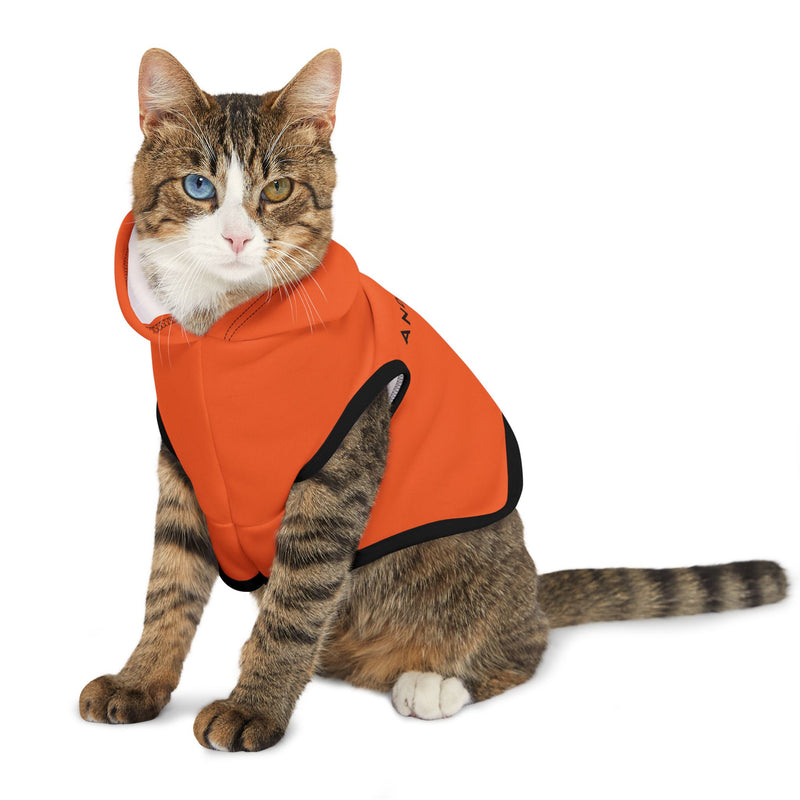 IJTT Pet Hoodie: AT Slash Black | Orange