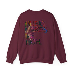 MMMH Unisex Sweatshirt: Maroon | Floral