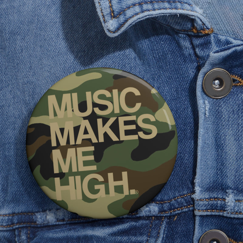 MMMH Round Pin: Camo | Gold