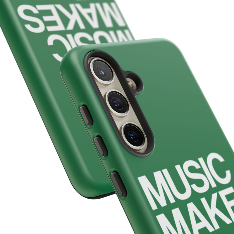 MMMH Classic Phone Case: Dark Green | White