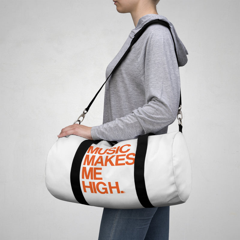 MMMH Duffle Bag: White | Orange