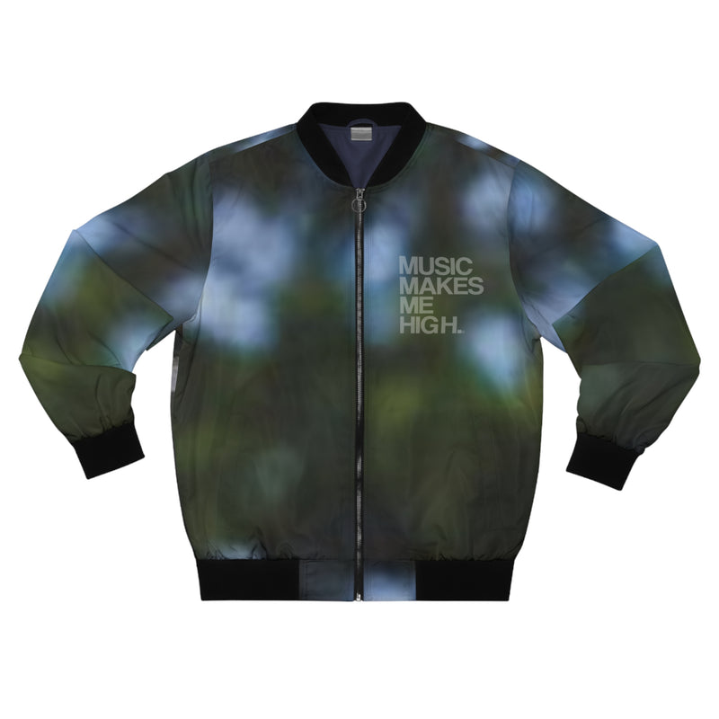 MMMH Unisex Bomber Jacket: 2014 Forest Hills Drive | White