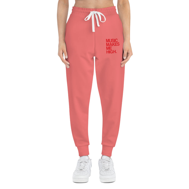 MMMH Unisex Joggers: Light Red | Red