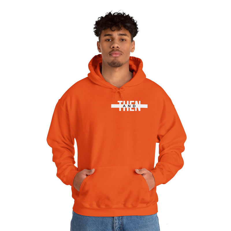 IJTT Unisex Hoodie: AT Strike White | Orange