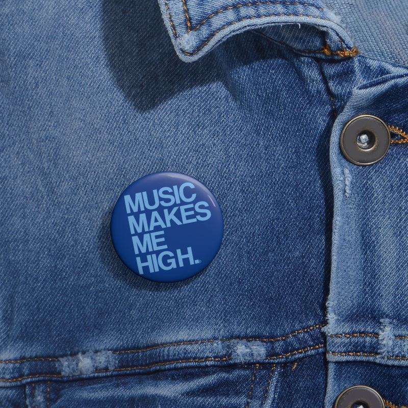 MMMH Round Pin: Dark Blue | Light Blue