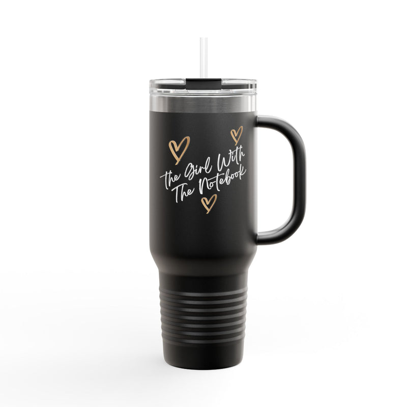 TGWTN Insulated Mug: Brown/White | Black