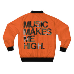 MMMH Bomber Jacket: Orange | Camo Lettering