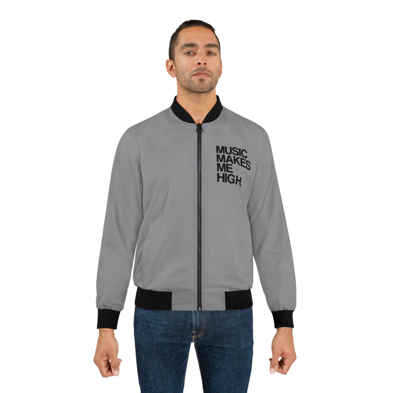 MMMH Bomber Jacket: Grey | Black Lettering