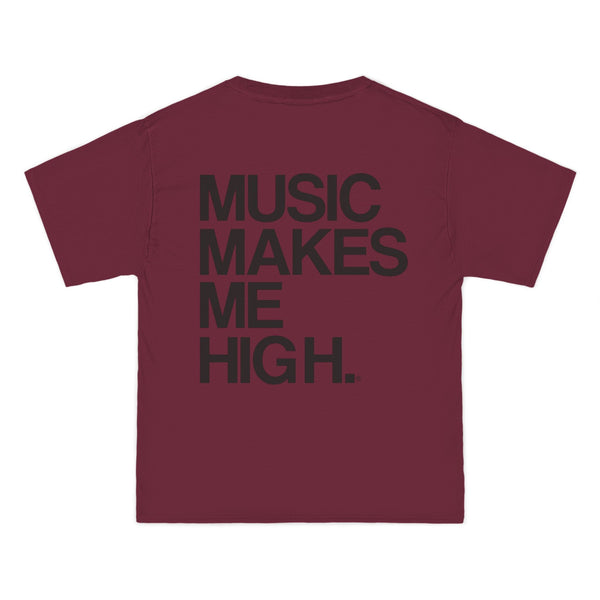 MMMH Unisex T-Shirt: Maroon | Black Letters