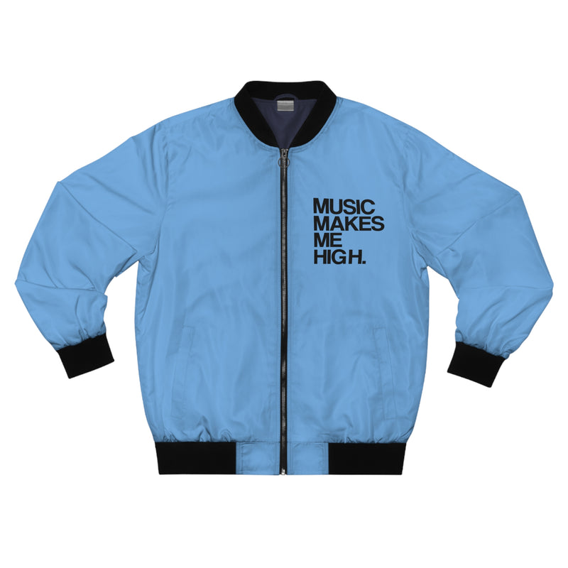 MMMH Bomber Jacket: Light Blue | Black Lettering