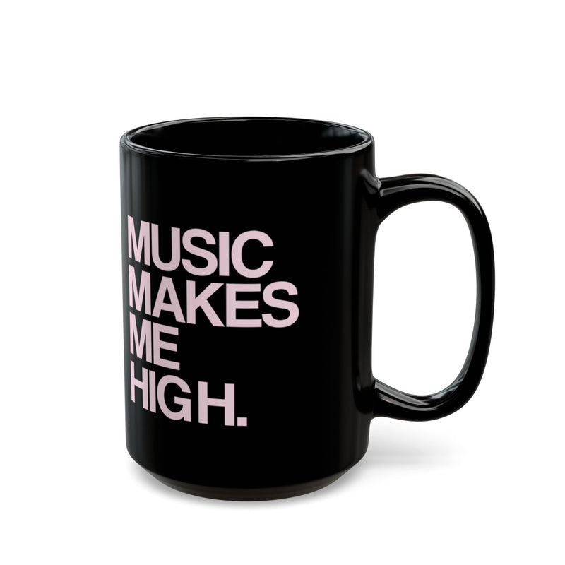 MMMH Black Mug: Light Pink