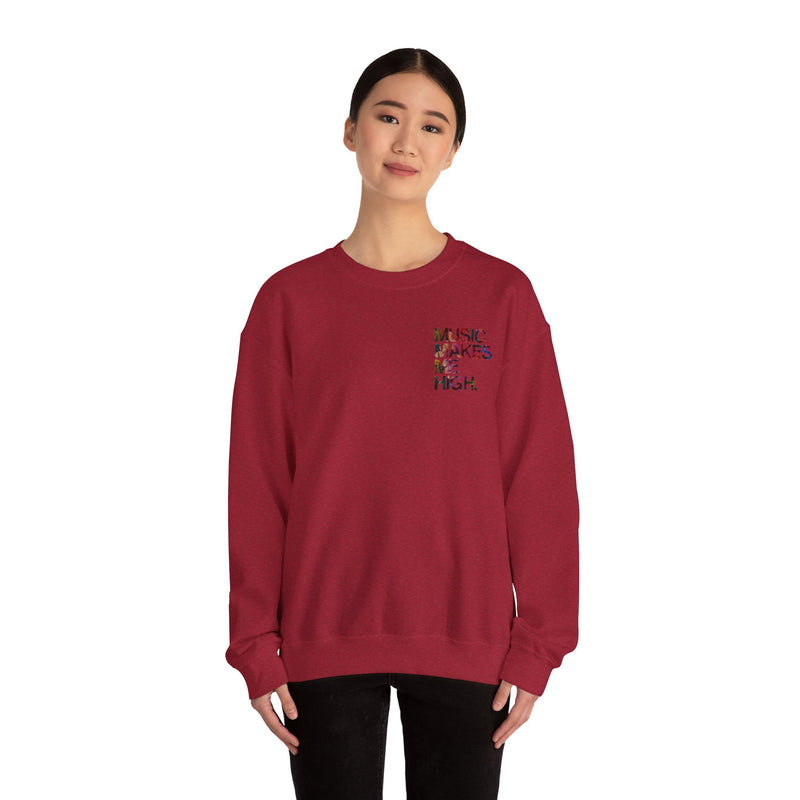 MMMH Unisex Sweatshirt: Antique Cherry Red | Floral