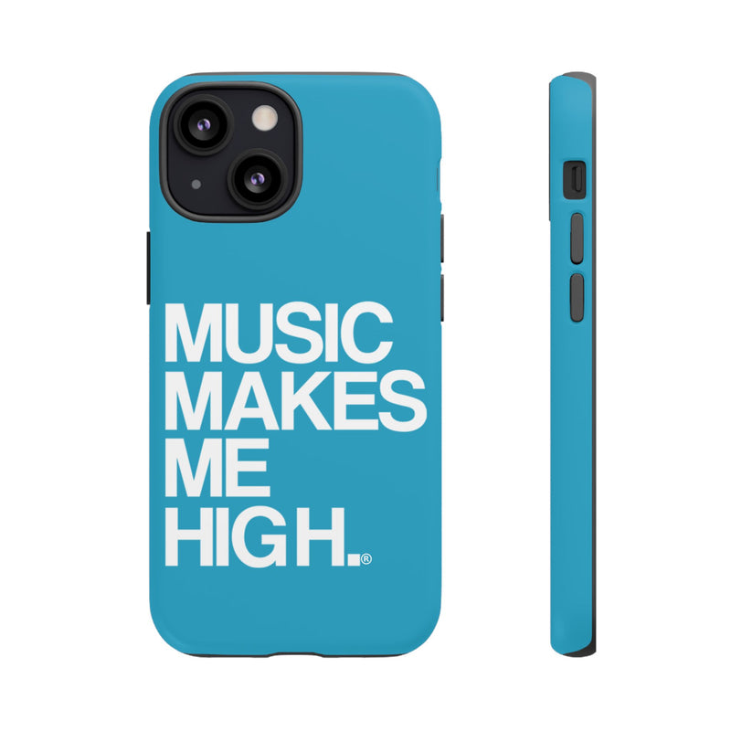 MMMH Classic Phone Case: Turquoise | White