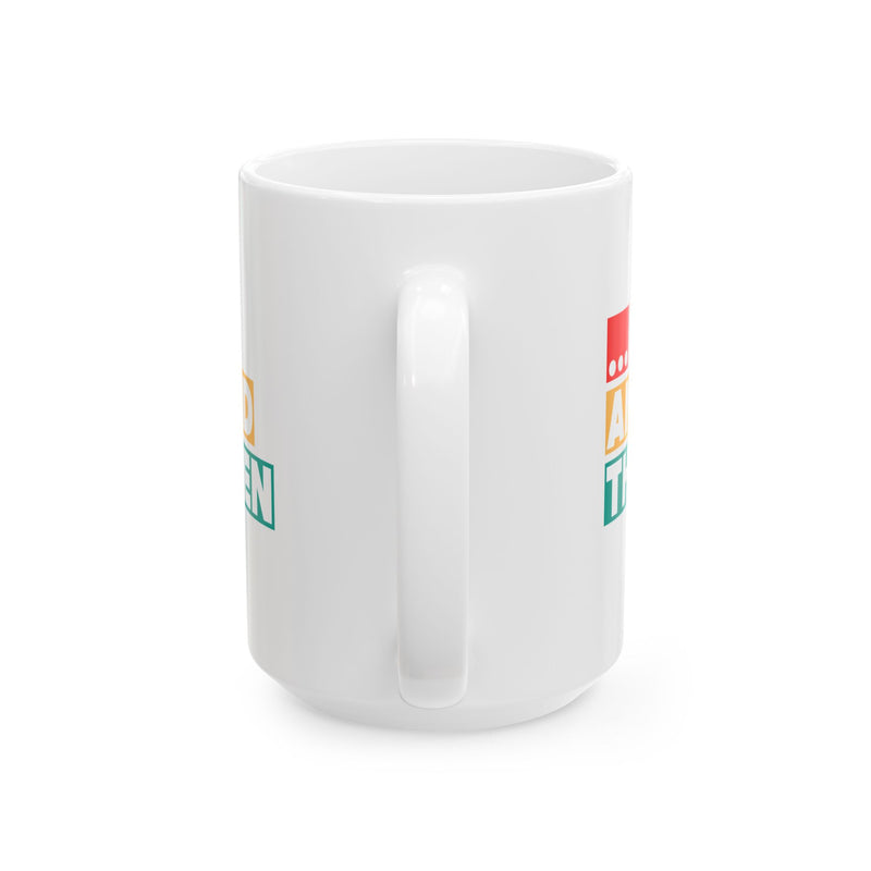 IJTT Mug: AT Block Multi/White | White