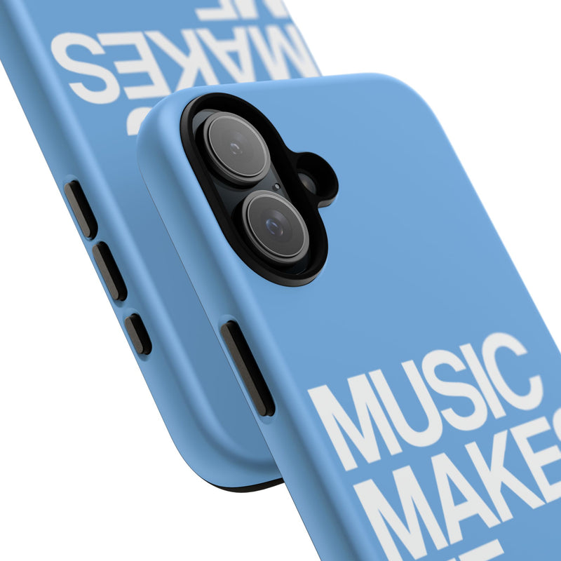 MMMH Classic Phone Case: Light Blue | White