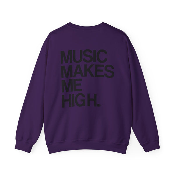 MMMH Unisex Sweatshirt: Purple | Black Lettering