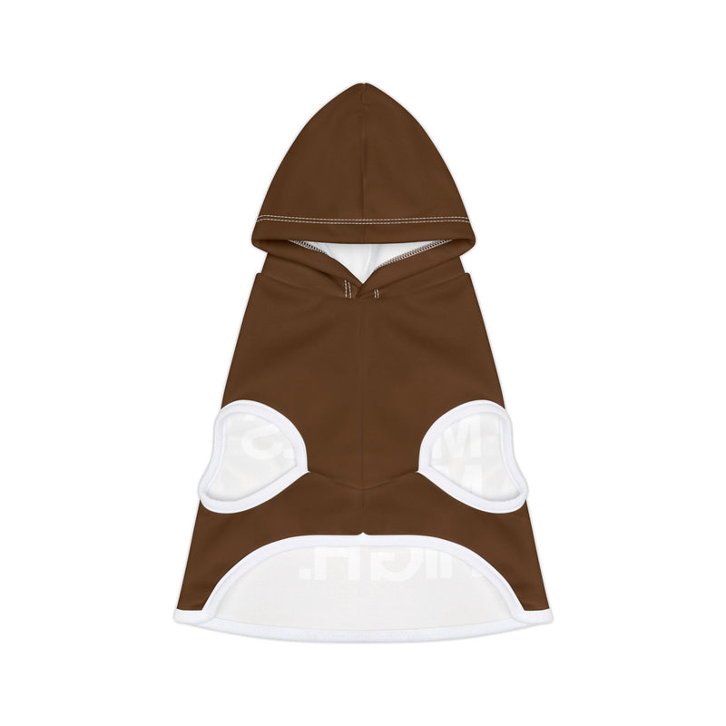 MMMH Pet Hoodie: Brown | White