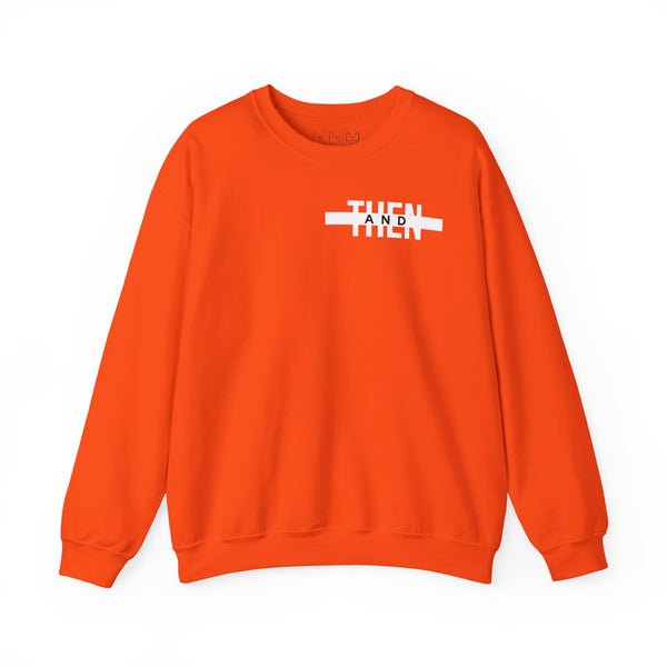 IJTT Unisex Sweatshirt: AT Strike White | Orange