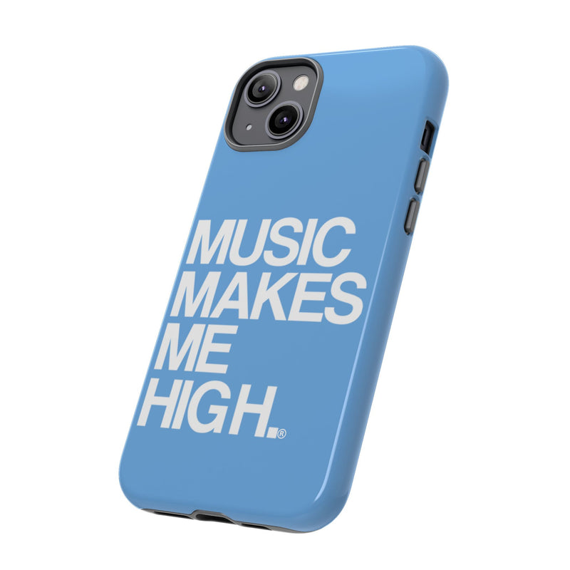 MMMH Classic Phone Case: Light Blue | White