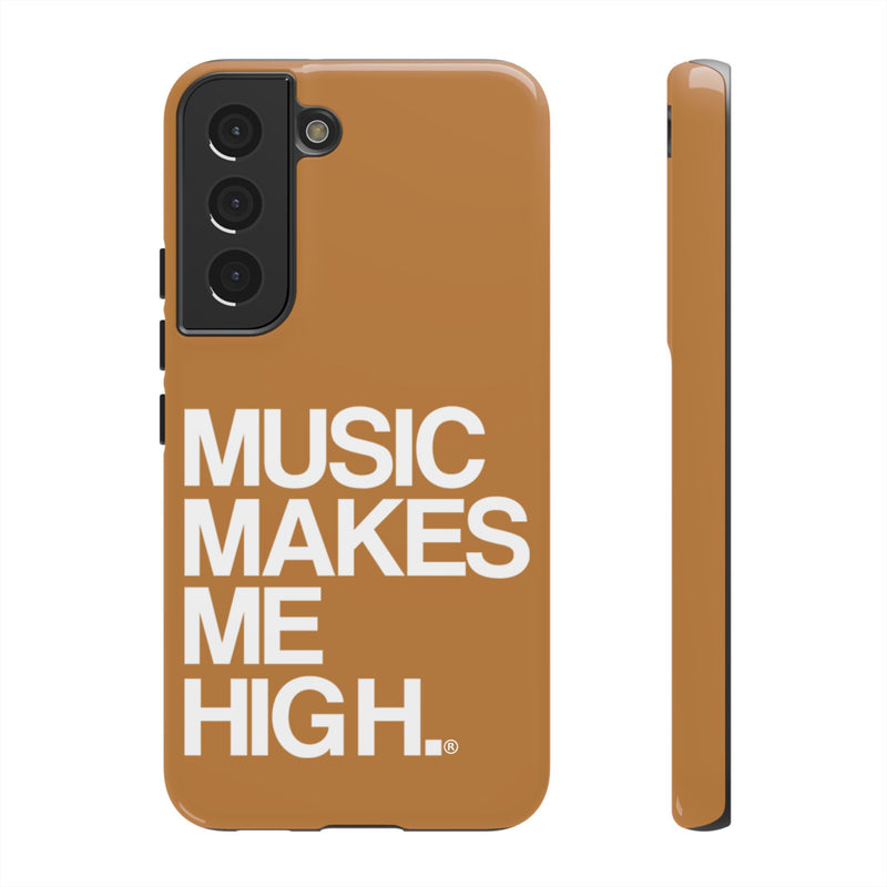 MMMH Classic Phone Case: Light Brown | White