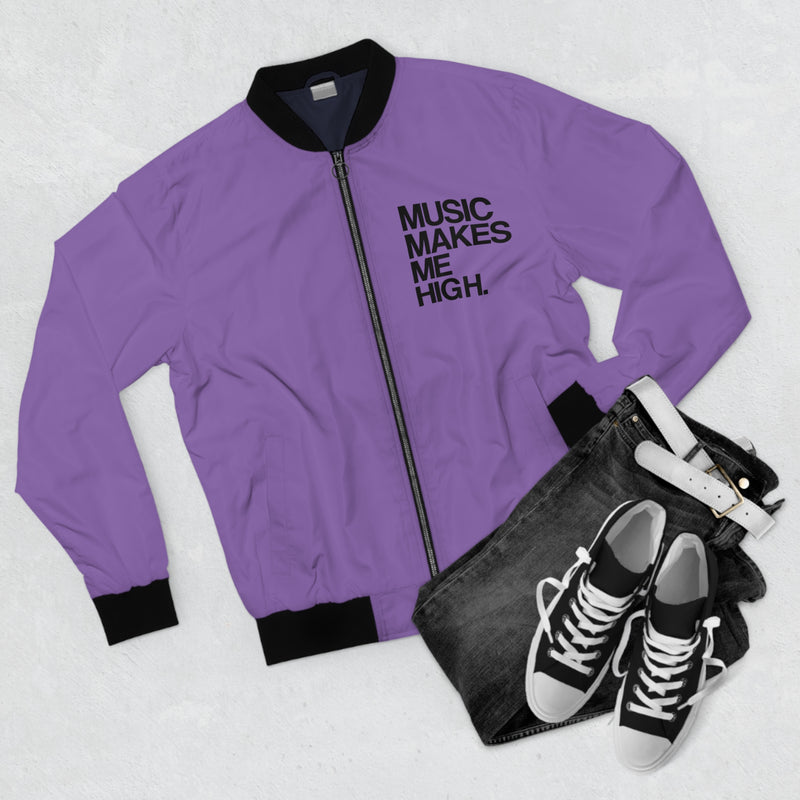 MMMH Bomber Jacket: Light Purple | Black Lettering